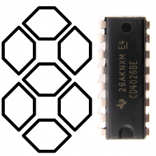 7-сегментный драйвер ( CD4026BE )