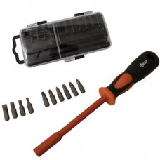 Диэлектрическая отвертка с набором бит НИО5510