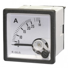 Амперметр 25А 50гц (48х48)