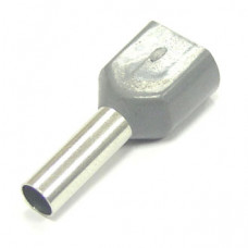 DTE04012 наконечник штыревой серый (2.8x12mm)