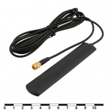 GSM антенна GSM 2db RG174 3m SMA-P