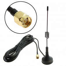GSM антенна GKT-433-3B3 (3m RG174) SMA P