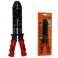 Кримпер многофункциональный для зачистки проводов и обжима кабельных наконечников FS-1