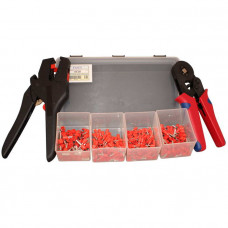 Комплект инструментов для зачистки проводов и обжима кабельных наконечников HS-3D