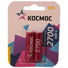 Аккумуляторная батарея Космос NiMH 2700 мАч 2 BL