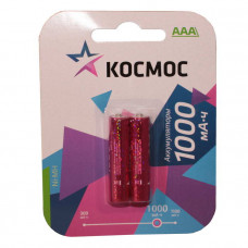 Аккумуляторная батарея Космос R03 NI-MH 1000 mAh 2BL