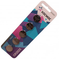 Батарейка Космос CR 2025 5*BL