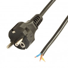 Шнур сетевой ПВС-ВП S22D 3х0.75 1.8м(ч)