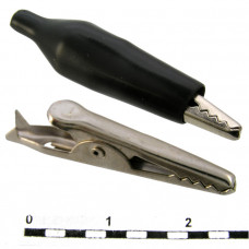 Зажим крокодил 8-0026 black