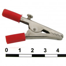 Зажим крокодил 8-0030 red