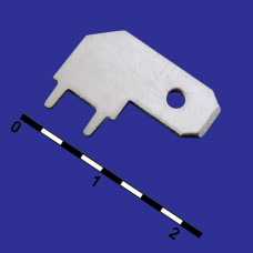 Клемма ножевая на плату DJ617-6.3 (TA-MR1)