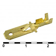 Клемма ножевая неизолированная DJ611-6.3A