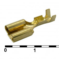 Клемма ножевая неизолированная DJ626-6.3C