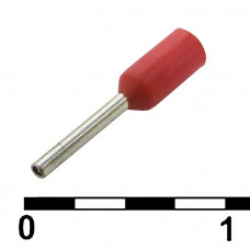Наконечник на кабель DN00206 red (0.75x6mm)