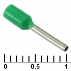 Наконечник на кабель DN00308 green (0.8x8mm)