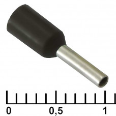 Наконечник на кабель DN00706 black (1.2x6mm)