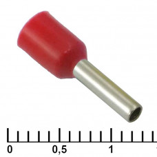 Наконечник на кабель DN01508 red (1.7x8mm)