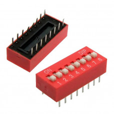 Dip переключатель SWD1-8 (DS-08) (Вдм1-8)