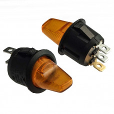 Клавишный переключатель KCD1-101N-5H-Y/3P on-off