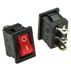 Клавишный переключатель KCD1-101N-C3 R/3P on-off