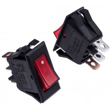 Клавишный переключатель KCD3-101N-C2-R/3P on-off