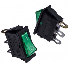 Клавишный переключатель KCD3-101N-C3-G/3P on-off
