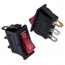 Клавишный переключатель KCD3-101N-C3-R/3P on-off