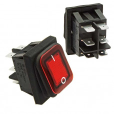 Клавишный переключатель SB091 IP65 on-on 22x30mm