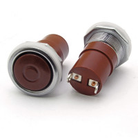 Кнопочный переключатель К2-2 ф20 красный