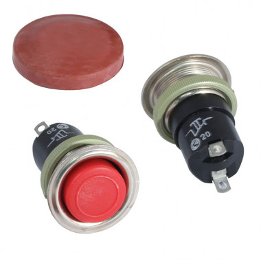 Кнопочный переключатель К3-2П (20-й диаметр металл)