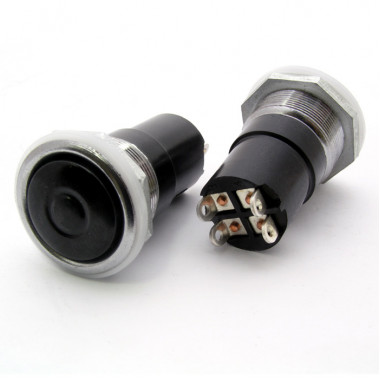 Кнопочный переключатель К4-1 ф20 черный