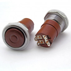 Кнопочный переключатель К4-2 ф20 красный