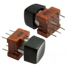 Кнопочный переключатель ПКБ2-8К (черные)