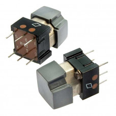 Кнопочный переключатель ПКБ7С-4 (серые)