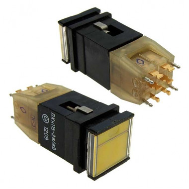 Кнопочный переключатель ПКН115-2Ж/ЖВ (201*г)