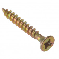 Саморез универсальный желтый цинк 3х16