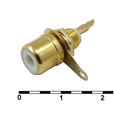 RCA разъем 7-0234W GOLD / RS-115G