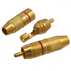 RCA разъем 7-0222 gold red