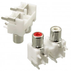 RCA разъем RCA-216 гнездо на плату (RS-212)