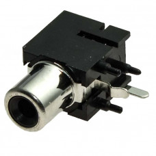 RCA разъем RCA-109 PCB jack black