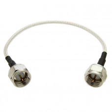 Высокочастотный разъем F-J-1.5-RG316 white-15CM-F-J-1.5