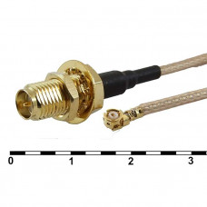 Высокочастотный разъем UFL-F/RPSMA-F JF1R6-CR3-41