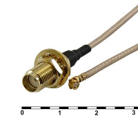 Высокочастотный разъем UFL-F/SMA-F JV-003+O 41CM