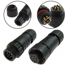 Герметичный разъем SZC-190 8pin (IP68)