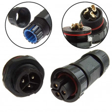 Герметичный разъем SZC-280 3pin (IP68)