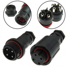 Герметичный разъем SZC-9000 4pin (IP68)