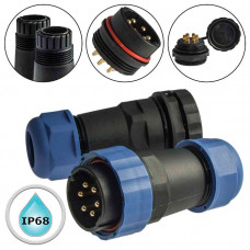 Герметичный разъем SZC28 6P-F-M