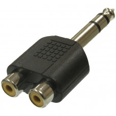 Переходный разъем 7-0176 / 6.35 stereo-2Разъем JACK