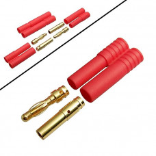 Разъем для RC модели 4.0 Red jacket type banana