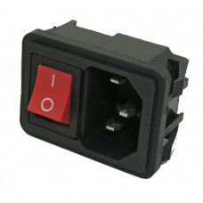 Гнездо питания AC-002 (red)